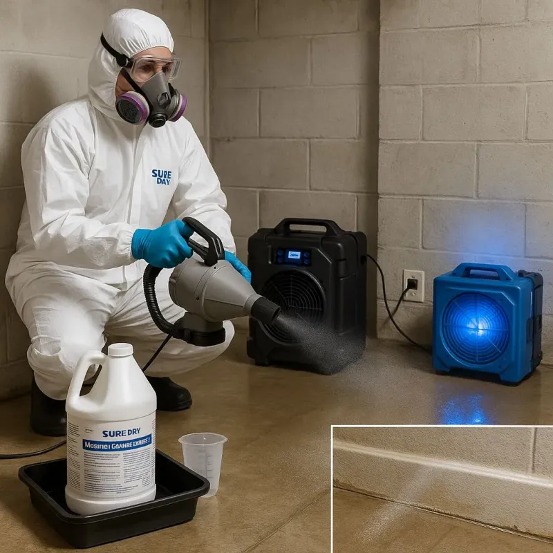 Sanitization and Odor Removal process in Leesburg, VA